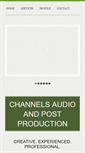 Mobile Screenshot of channelsaudio.com